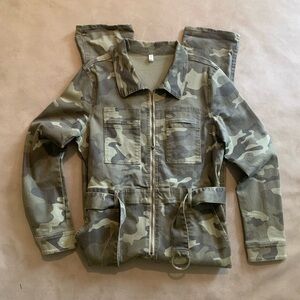 Vintage Camouflage Jumpsuit